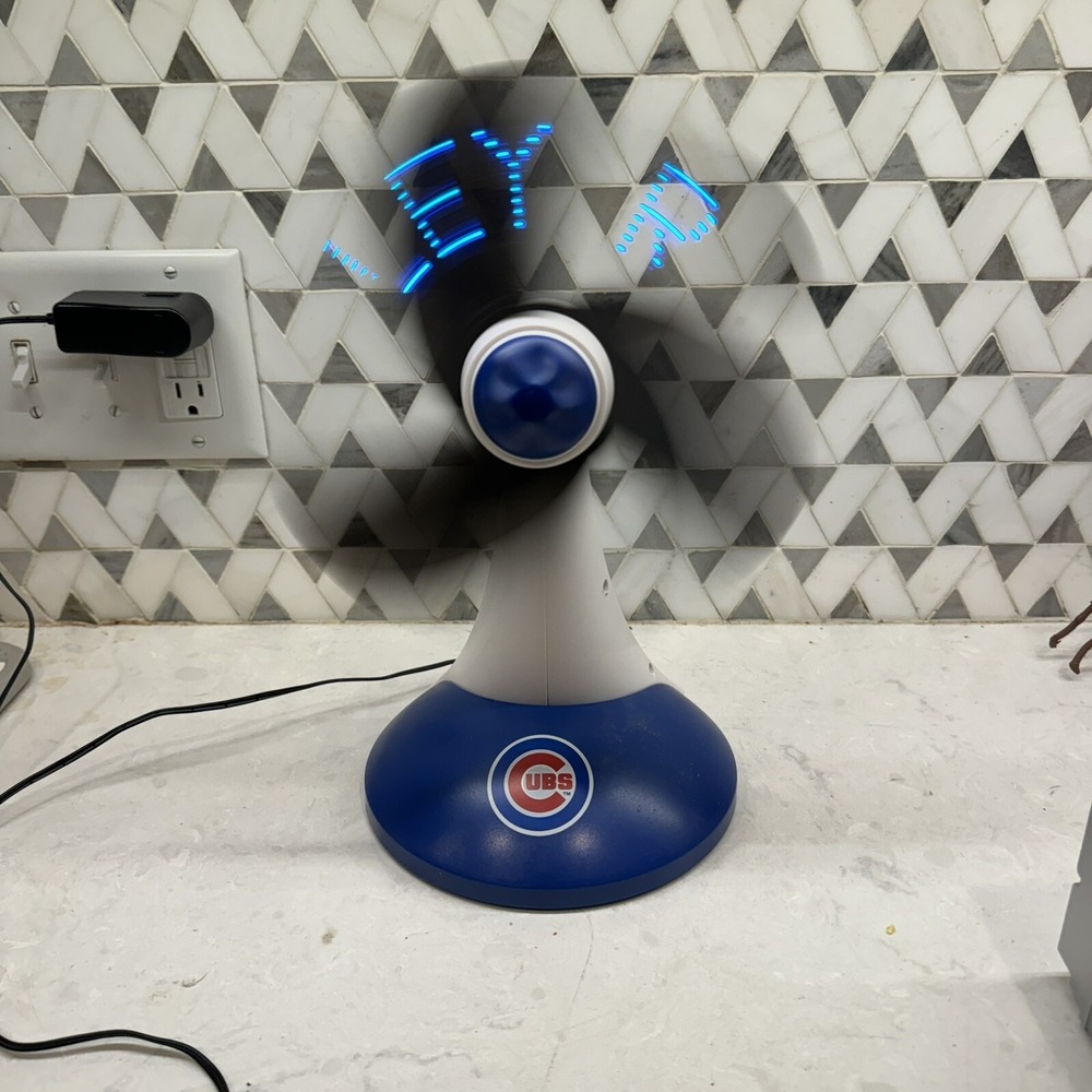 Chicag Cubs Desktop Message Fan NLB Sports Fan - Fully Working, Changes Messages
